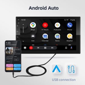 Navigatie android 2DIN golf 4 passat b5 t4 t5 polo 6Q seat skoda O1