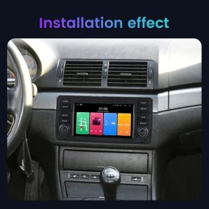 Navigatie Android BMW E46 2gb RAM 32gb Memorie, GPS, WIFI CARPLAY